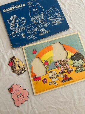 AVON *Vintage* 1983 Goody-Ville Scratch-n-Sniff Puzzle